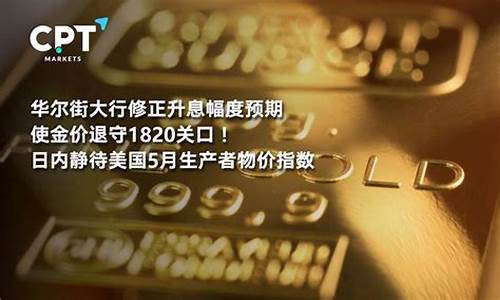 金价大幅修正方法_金价大跌意味着什么