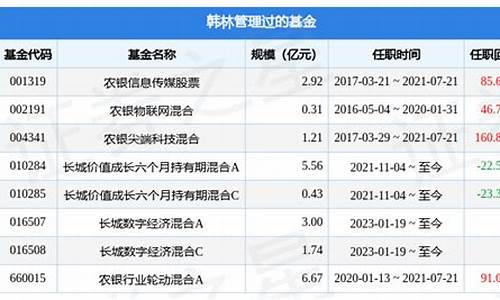 长城安心回报基金20007今日现值_长城安心回报基金价